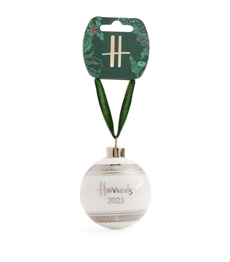 harrods christmas bauble 2023.